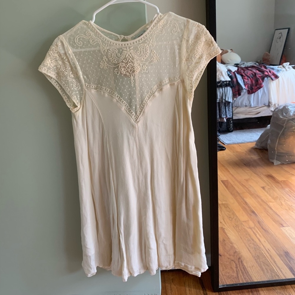 Kimchi Blue White Sweetheart Dress